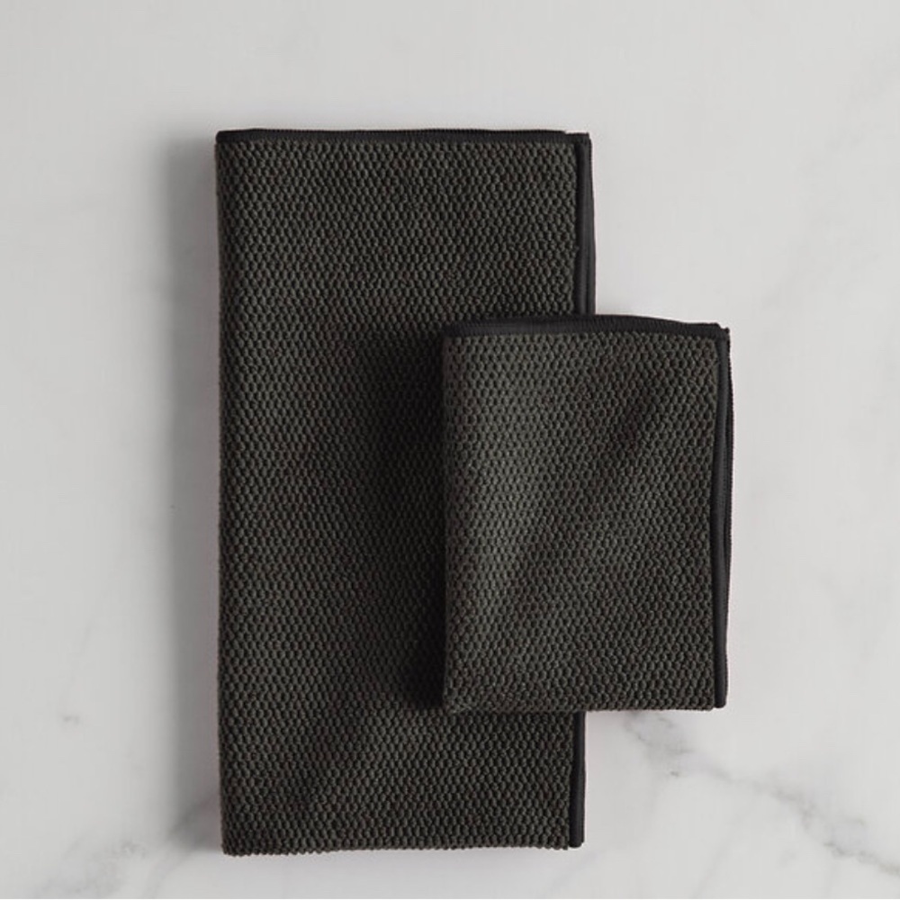 Norwex Diamond Weave Kitchen Cloth and Towel Set- Onyx - New Release!